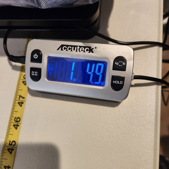 Talbots Womens Blue Tailored Sharkskin Blazer Bootcut Pants Suit Size 12/14 - Picture 7 of 16